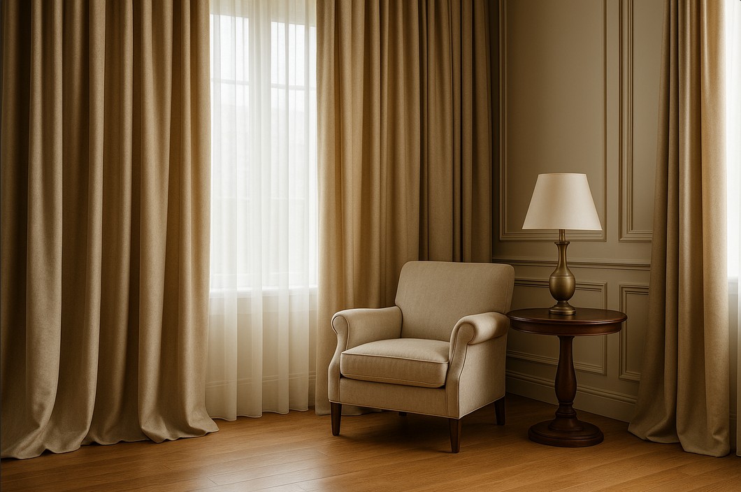 Lange gardiner til elegante rum